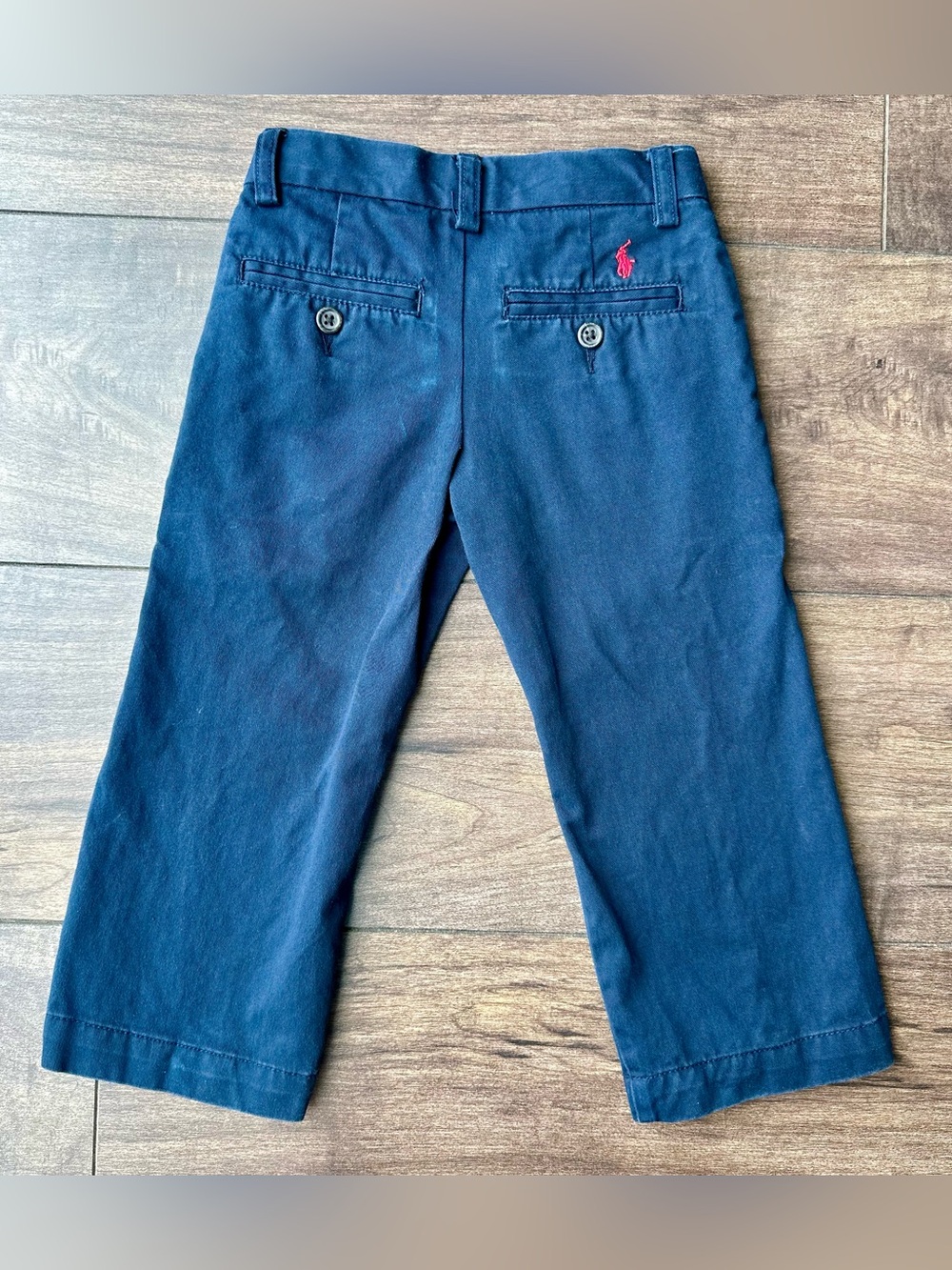 Polo Ralph Lauren Navy Blue Chino Pants - Toddler Boy Size 2T - 100% Cotton